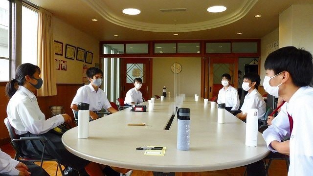 生徒会交流会の様子