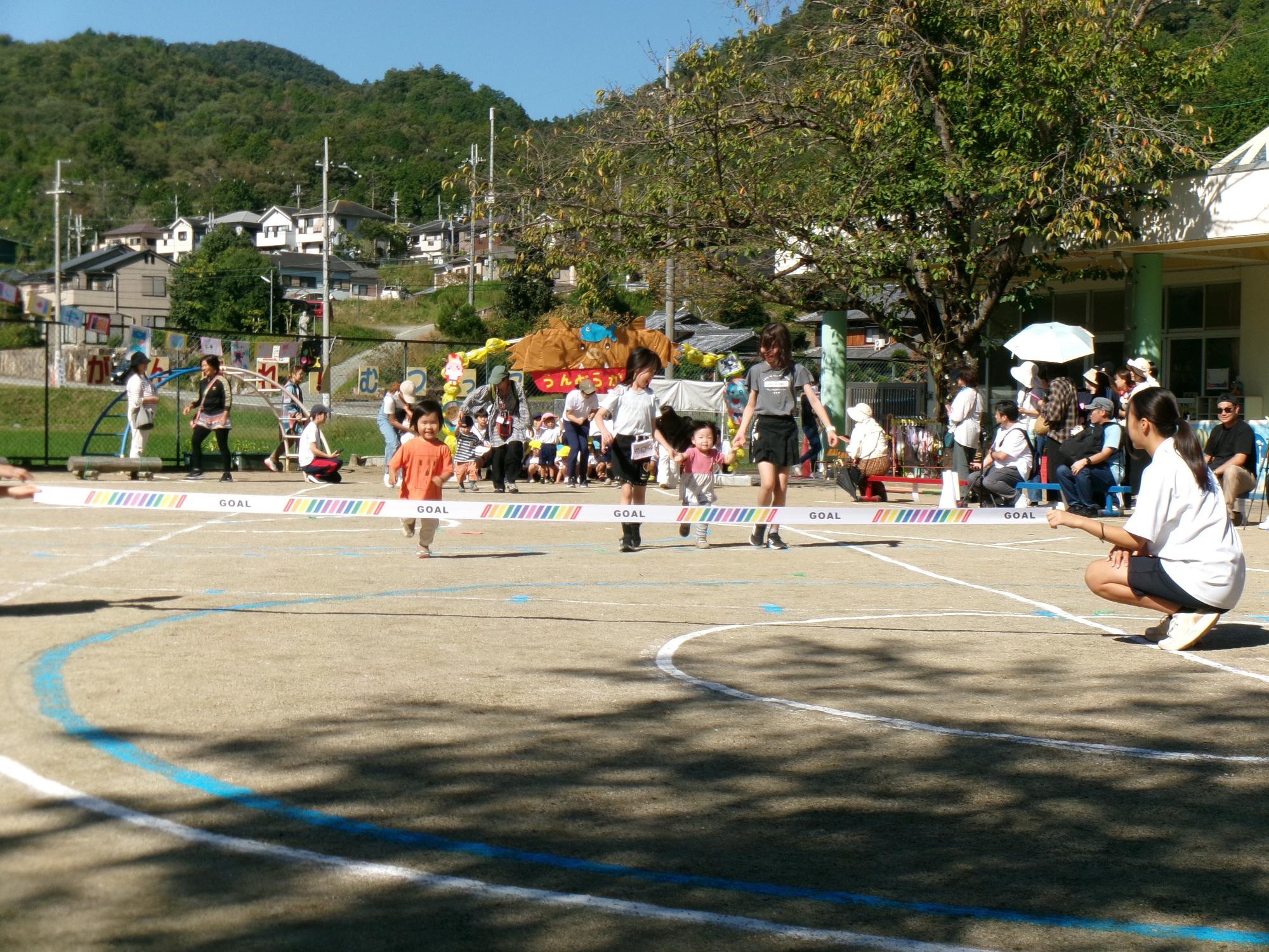 未就園児かけっこ