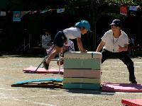 跳び箱にに挑戦！！