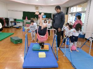 運動遊び指導の様子