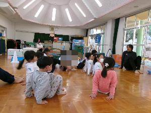 運動遊び指導の様子
