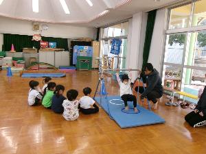 運動遊び指導の様子