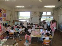 ４歳児給食交流