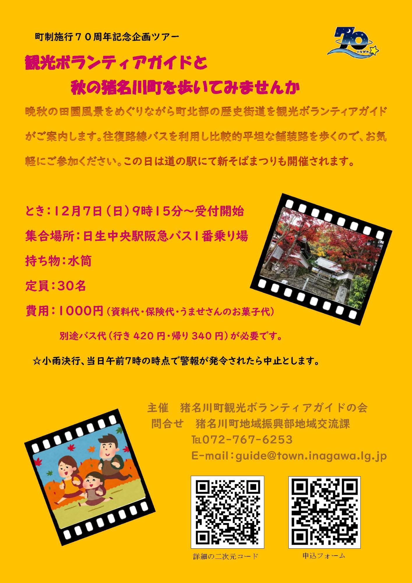 企画ツアー　チラシ